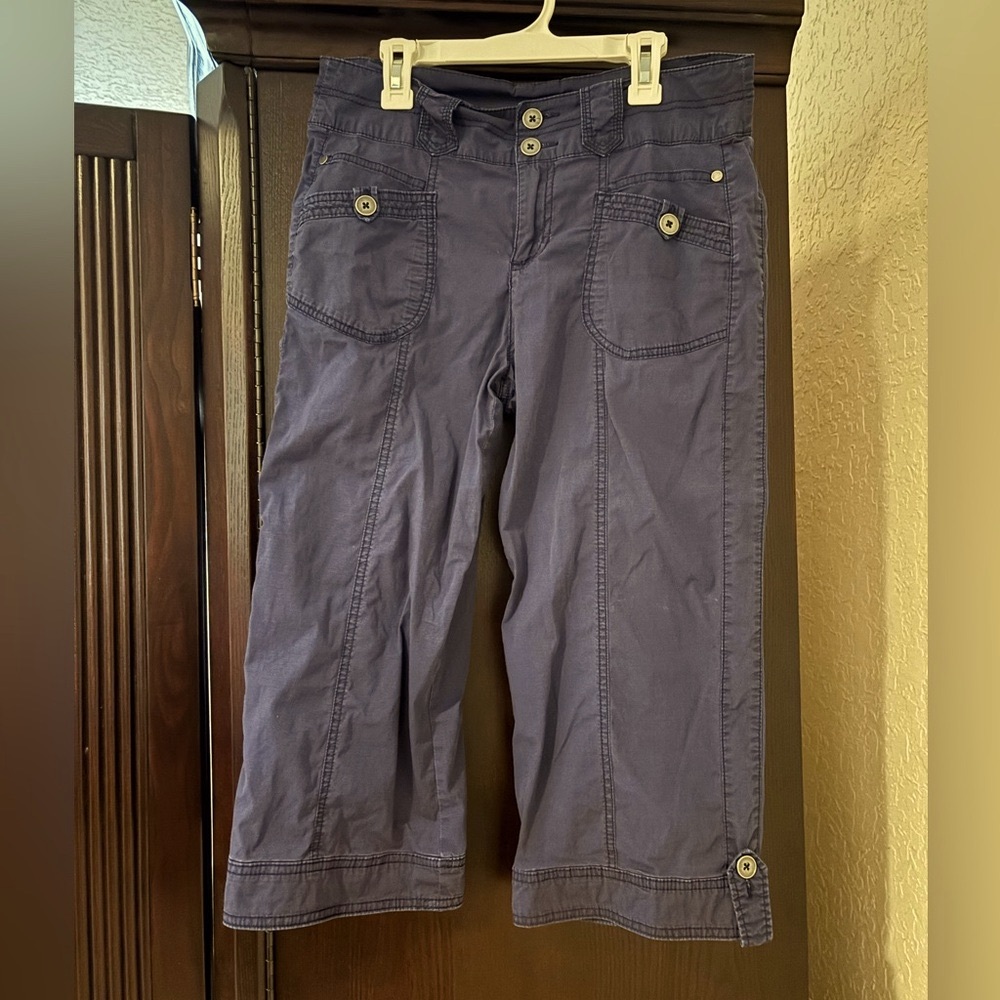 Women's Blue Cargo Pants